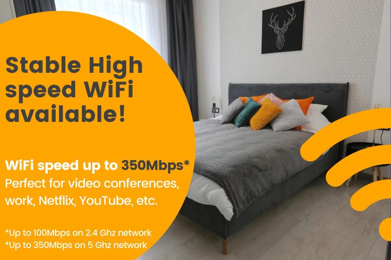 Comfy 2 Room Apartment - Free Parking - 350Mbps Wifi - Netflix Kaunas Eksteriør bilde